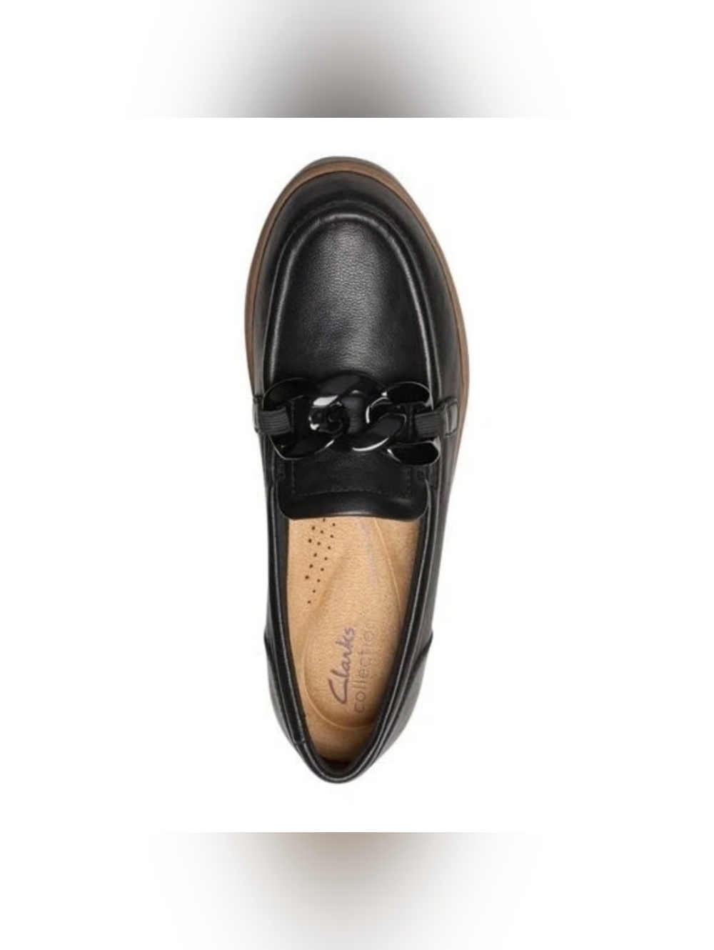 CLARKS Zylah May Casual Shoes Women's Size US 7.5 W Black Leather 26180109 - Picture 3 of 14